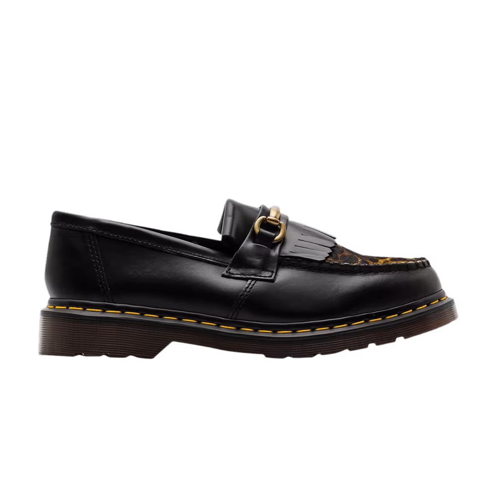Dr. Martens Adrian Snaffle Hair On Loafer Micro Leopard