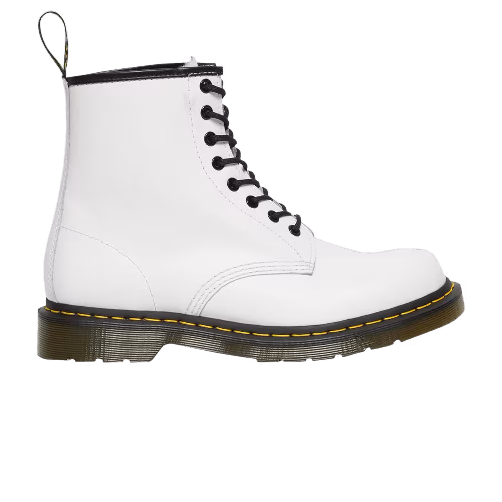 Dr. Martens 1460 Smooth Leather Lace Up Boot White