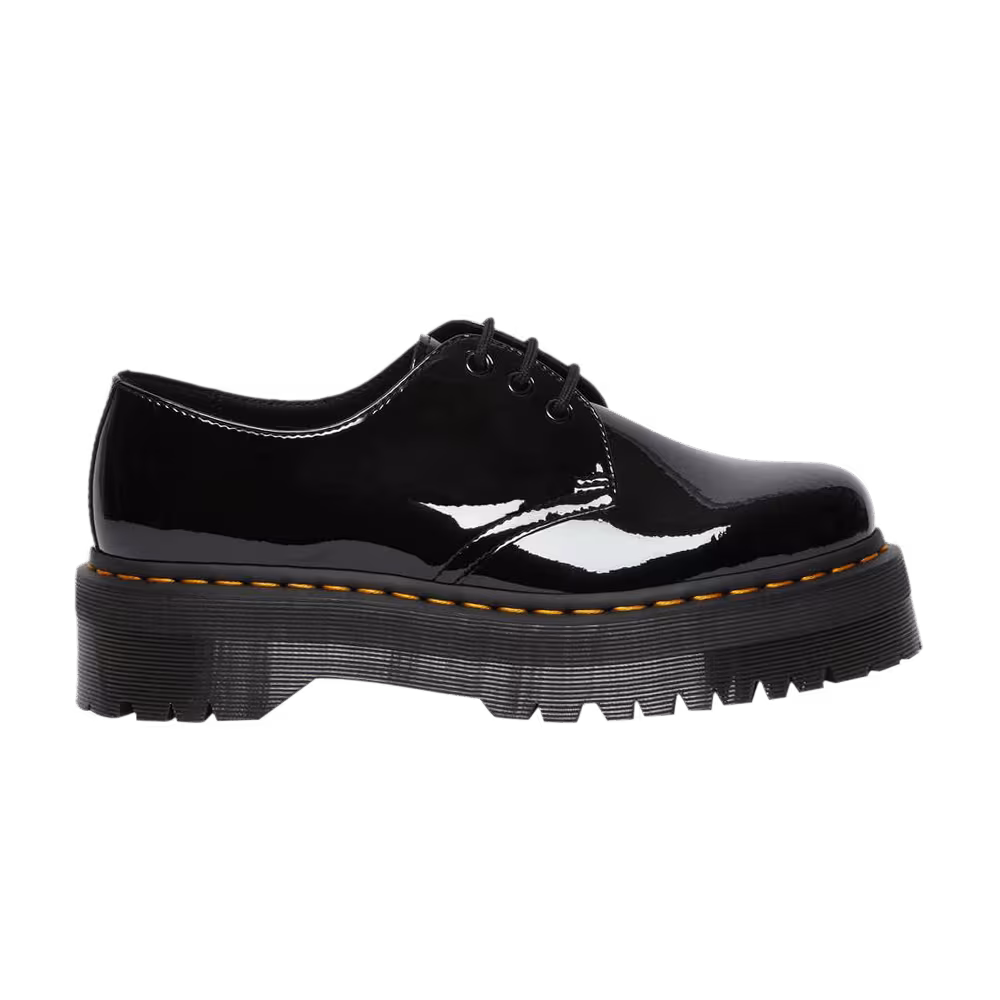 Dr. Martens 1461 Patent Leather Platform Oxford Black Lucido
