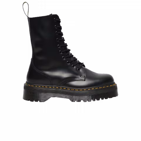 Dr. Martens Jadon High Smooth Leather Platform Boot 'Black'