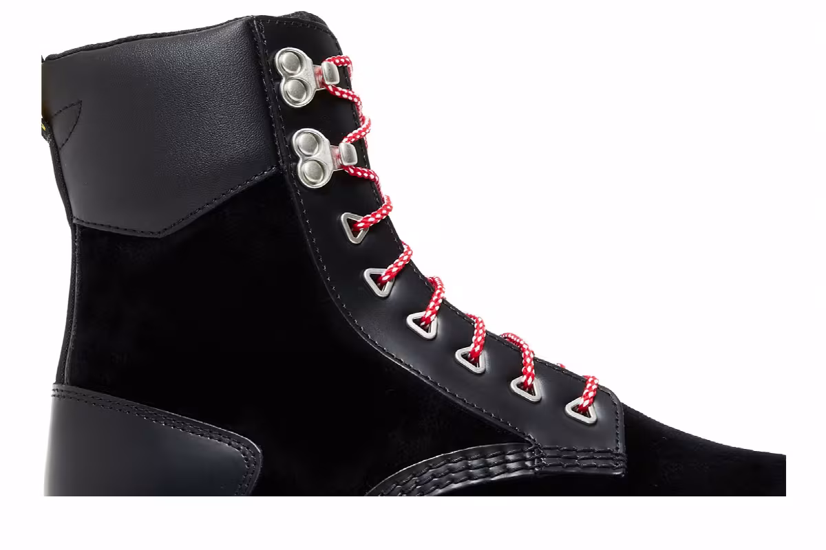 atmos x Dr. Martens Tarik Zip Black Velvet, view 3