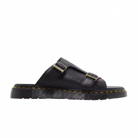 Dr. Martens Dayne Made in England Leather Slide Sandals 'Black'