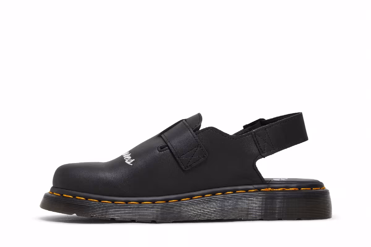 Pleasures x Dr. Martens Jorge Leather Mule Black, view 4