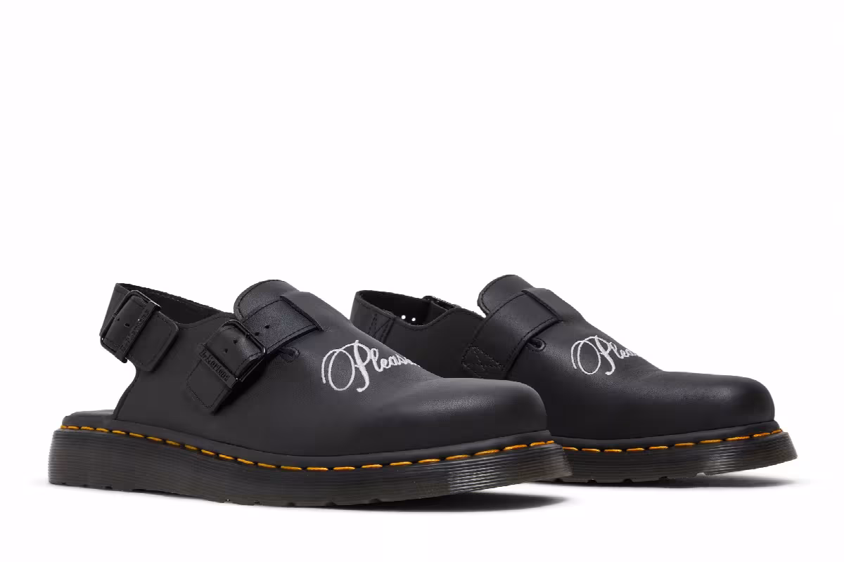 Pleasures x Dr. Martens Jorge Leather Mule Black, view 9