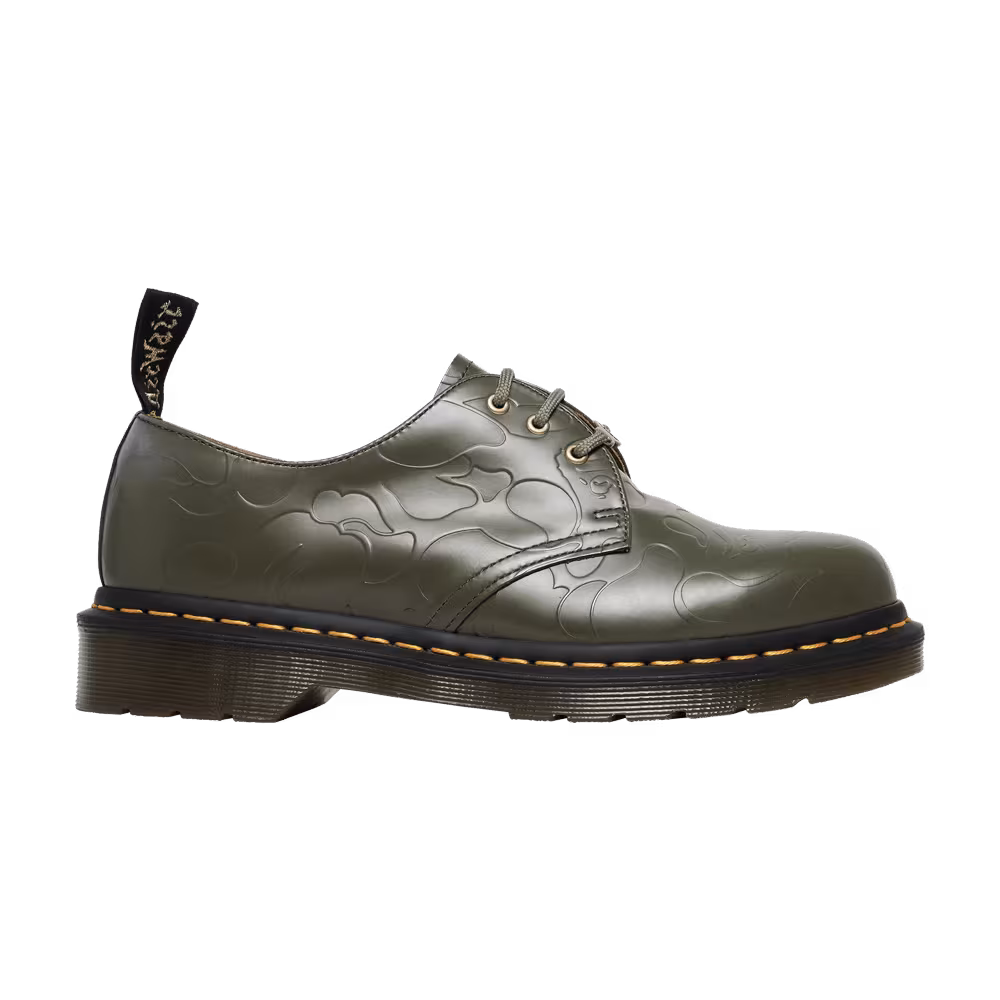 BAPE x Dr. Martens 1461 Khaki Embossed Camo