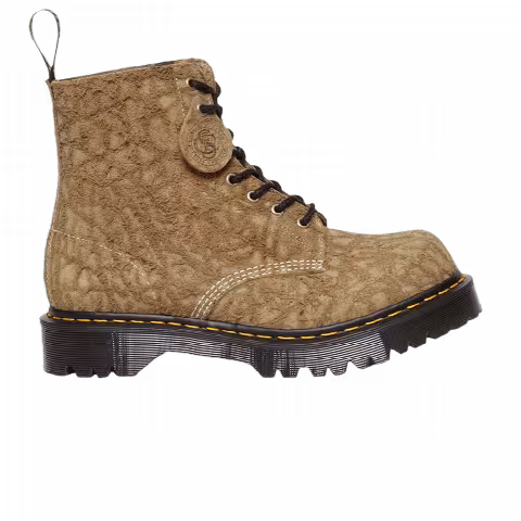 Dr. Martens 1460 Made in England Emboss Suede Lace Up Boot 'Savannah Tan'