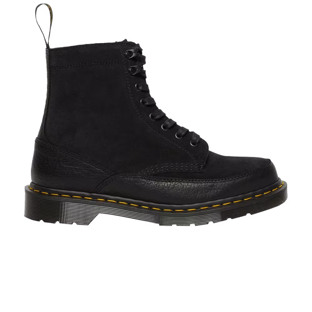 Dr. Martens 1460 Guard Made in England Leather Lace Up Boot Black
