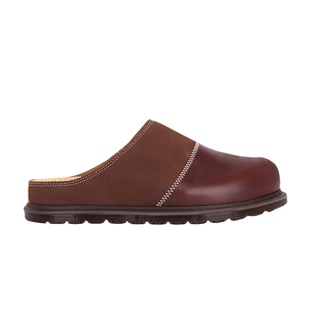 Dr. Martens San Pwrk Mule Butterscotch Dark Brown