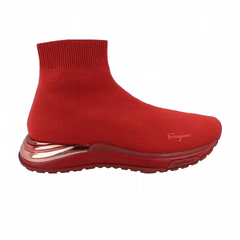 Ferragamo Wmns Ninette Sock Sneaker 'Red'