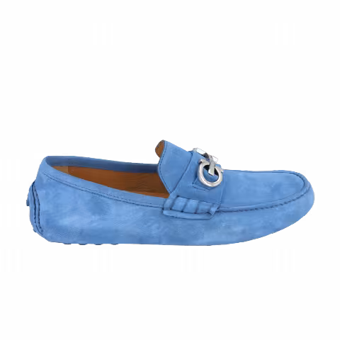Ferragamo Grazioso Driver Loafer 'Blue'