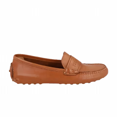 Wmns Ferragamo Iside Leather Loafer 'Medium Brown'