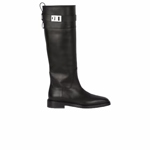 Wmns Ferragamo Bugo Knee-High Boot 'Black'
