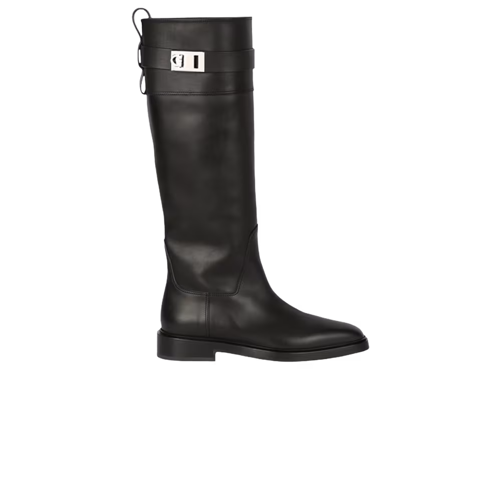 Women's Ferragamo Bugo Knee-High Boot Black