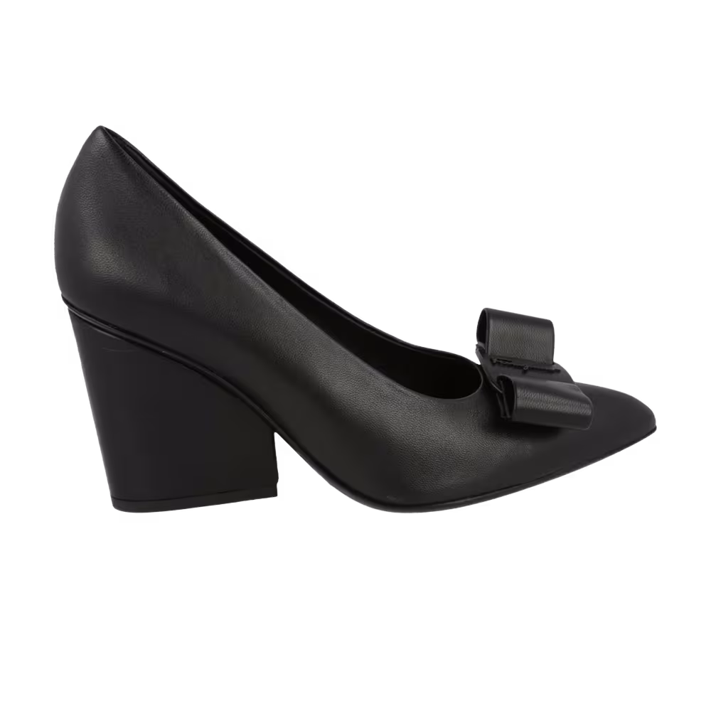Ferragamo Women's Viva 85 Leather Pump Black
