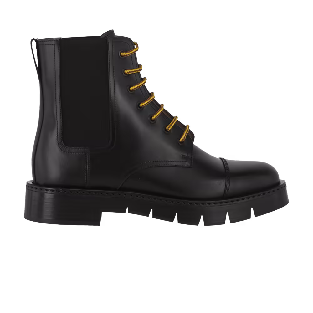Ferragamo Women's Combat Ankle Boot Black