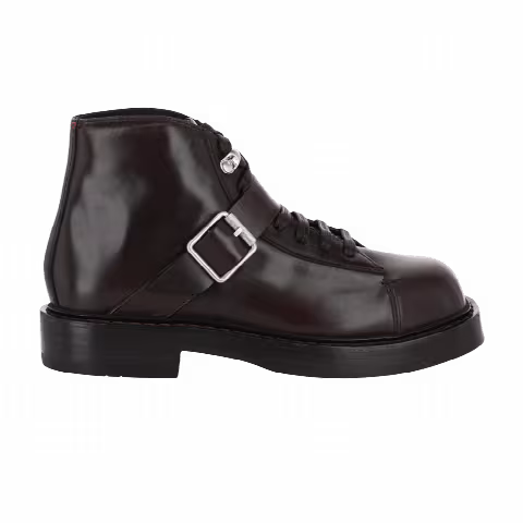Ferragamo Wmns Floralie Leather Boot 'Brown'