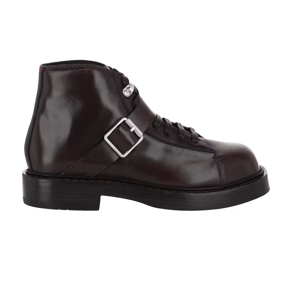 Ferragamo Women's Floralie Leather Boot Brown