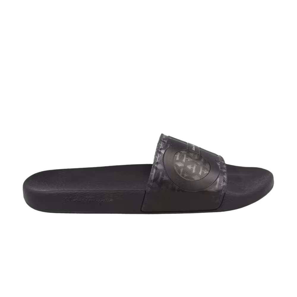 Ferragamo Groove Slide Black