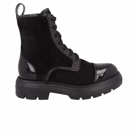 Ferragamo Wmns Dyon Combat Boot 'Black'