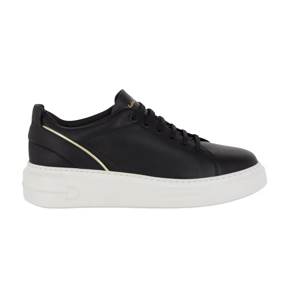 Ferragamo Women's Senise Low-Top Sneaker Black