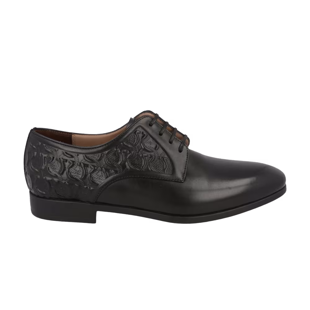 Ferragamo Nigel Leather Derby Black