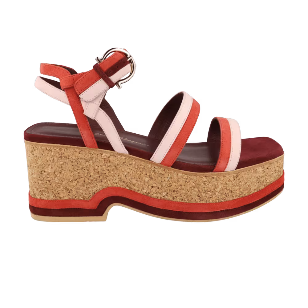 Women's Ferragamo Mysen Wedge Sandal Purple