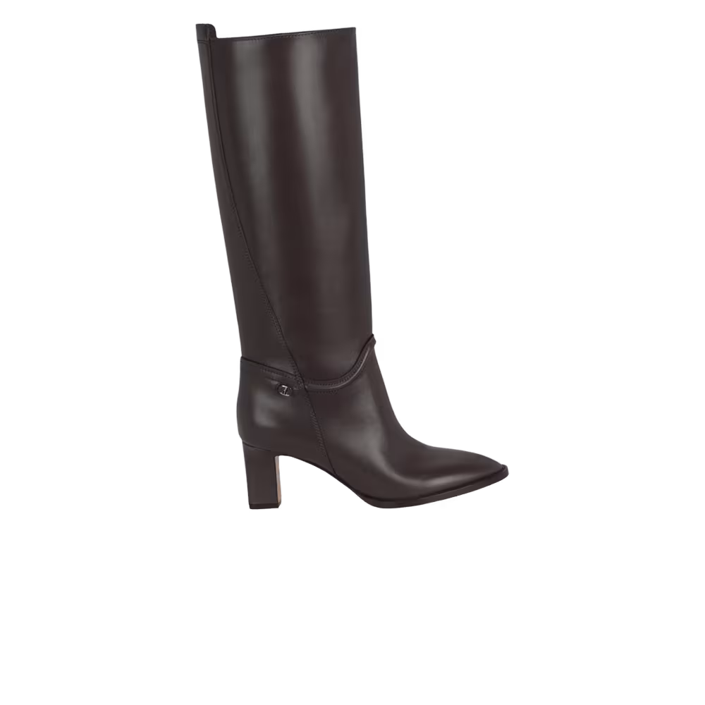 Women's Ferragamo Torris Knee-Length Boot Dark Brown