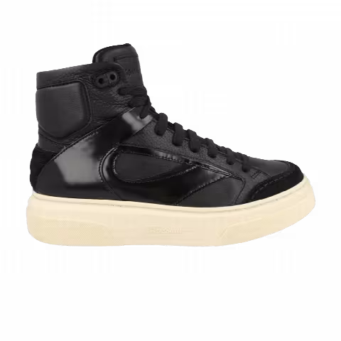 Ferragamo Cassina High Sneaker 'Black'