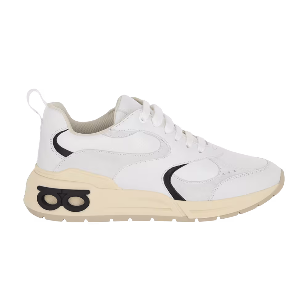 Ferragamo Women's Cosimina Low-Top Sneaker White