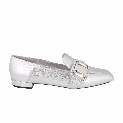 Ferragamo Wmns Wang 10 Loafer 'Silver'