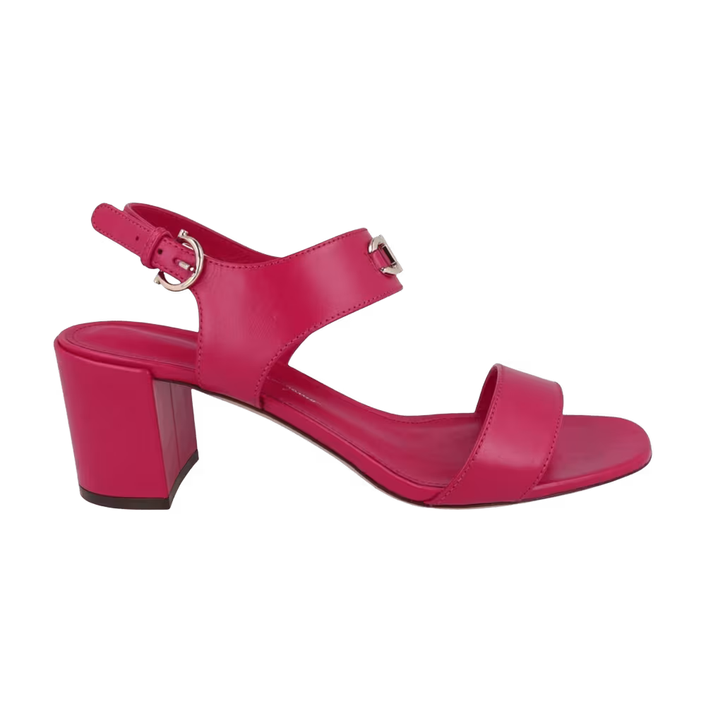 Ferragamo Women's Cayla Leather Sandal Red
