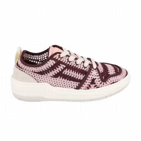 Ferragamo Wmns Dennis Crochet Sneaker 'Light Pink'