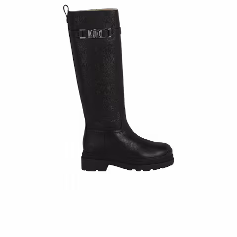 Wmns Ferragamo Ryder F Knee-High Boot 'Black'