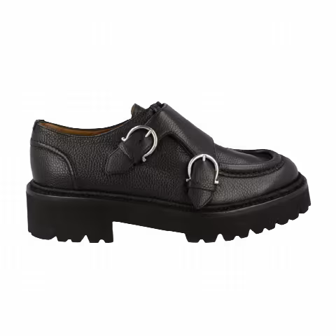 Ferragamo Gionny Leather Loafer 'Black'