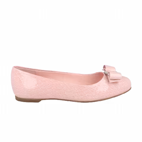 Ferragamo Wmns Varina Ballet Flat 'Light Pink'