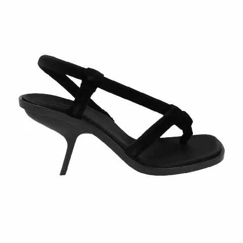 Ferragamo Wmns Fluer Velvet Sandal 'Black'