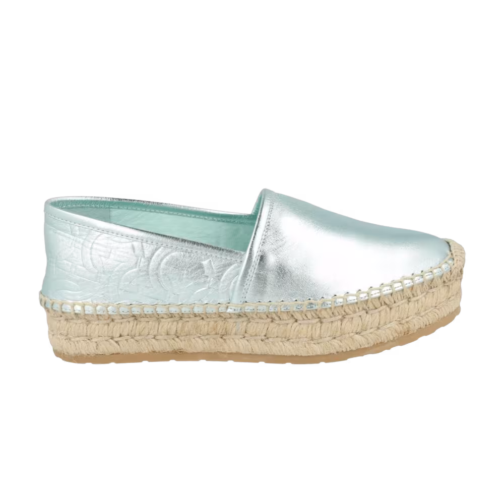 Ferragamo Women's Tim Ganem Espadrilles Aqua Green