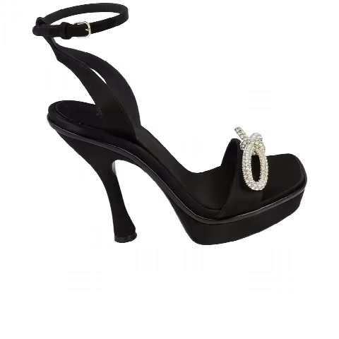 Ferragamo Wmns Satin Allison X5 Sandal 'Black'