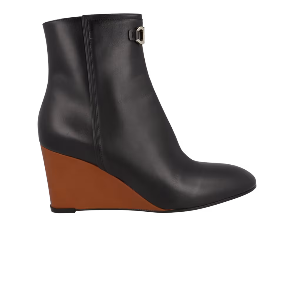 Women's Ferragamo Catuja Leather Bootie Black