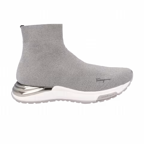 Ferragamo Wmns Ninette High Sock Sneaker 'Grey'