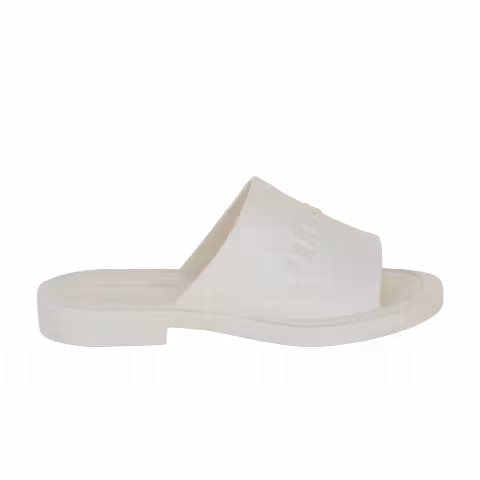 Ferragamo Giuneva Logo Embossed Slide 'White'