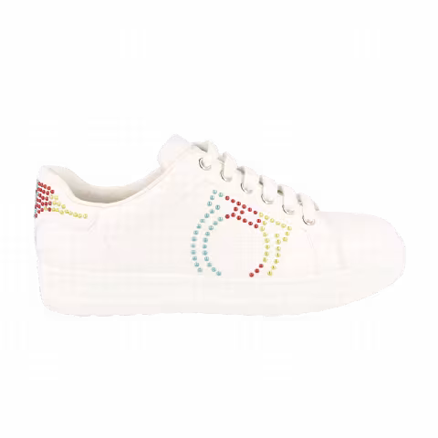 Ferragamo Wmns Pierre Bor Leather Sneaker 'White'