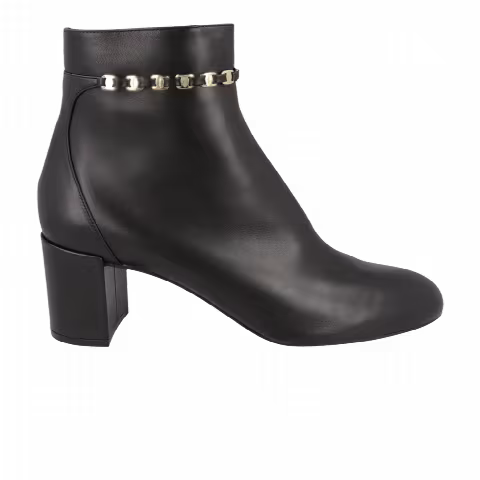 Ferragamo Wmns Ghila Leather Boot 'Black'
