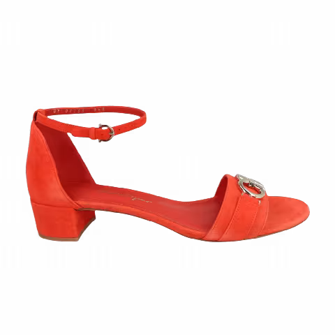 Wmns Ferragamo Como 30 Suede Sandal 'Orange'
