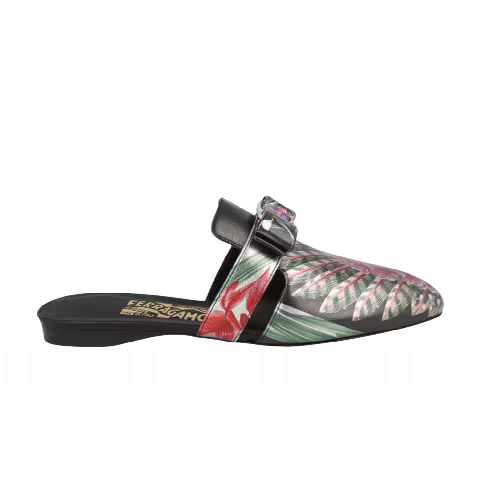 Wmns Ferragamo Briza Floral Mule 'Multi-Color'