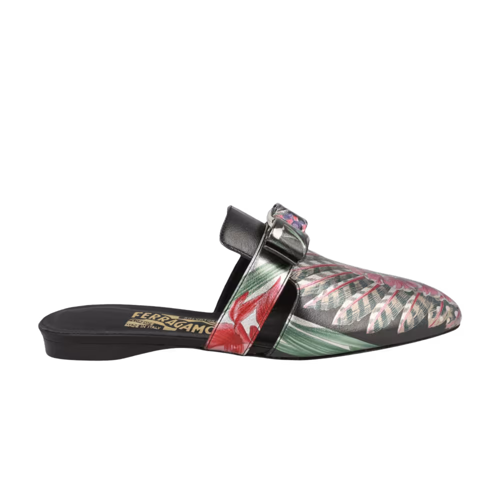 Women's Ferragamo Briza Floral Mule Multi-Color