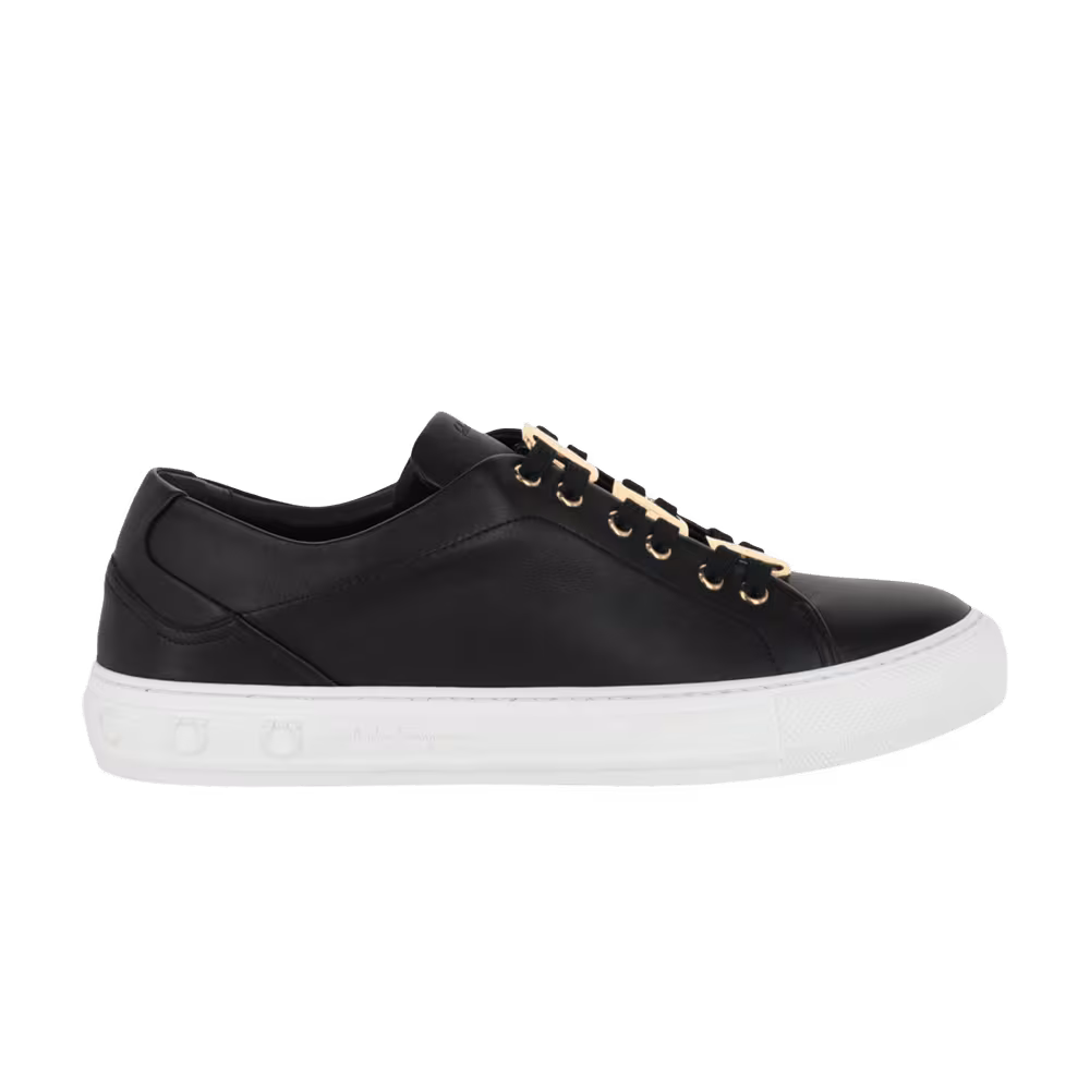 Ferragamo Women's Nadine Low-Top Sneaker Black