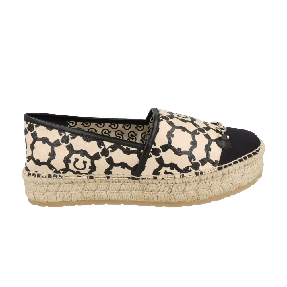 Ferragamo Women's Kim Platform Espadrille Black