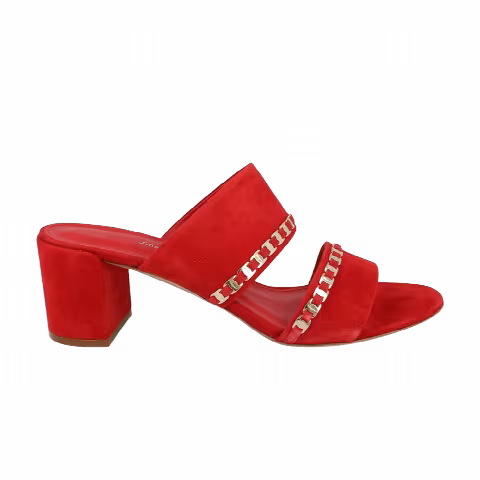 Ferragamo Wmns Trabia Chain Sandal 'Red'