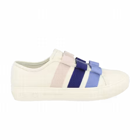 Ferragamo Wmns Nataly Calfskin Leather Low 'White'